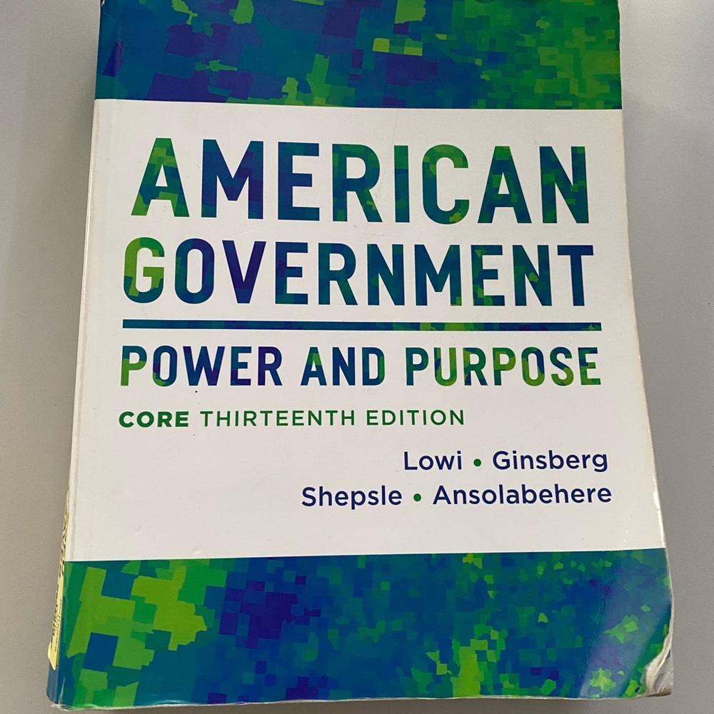 American Government 13th edition Book